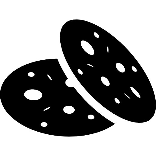 Cookies symbol for interface tools symbol interface icon