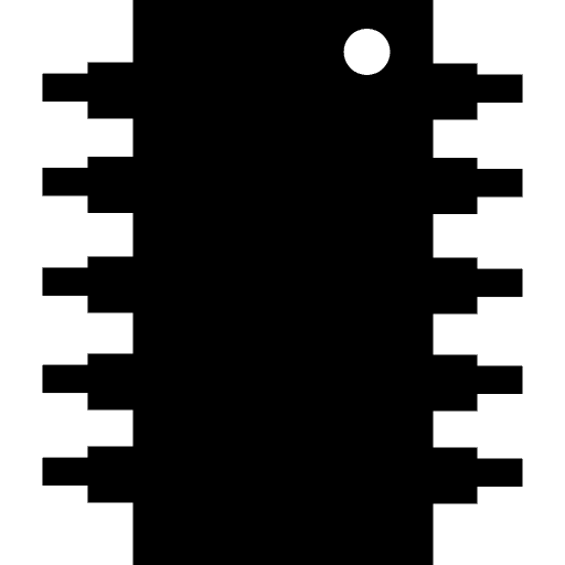 Cpu electronic tool technology icon