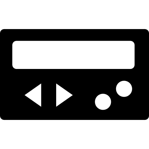 Pager device technology pager icon