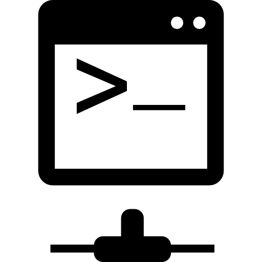 Console network tools and utensils console control icon