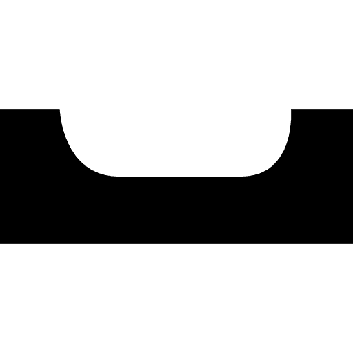 Inbox empty inbox tray computer and media icon