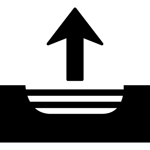 Inbox out mail notification email icon