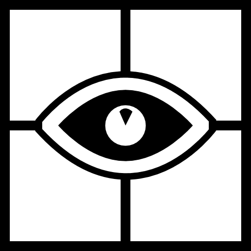 Eye scan treatment health medical icon