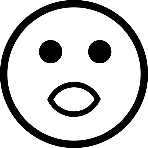 Surprised emoticon symbol emoticon surprise icon