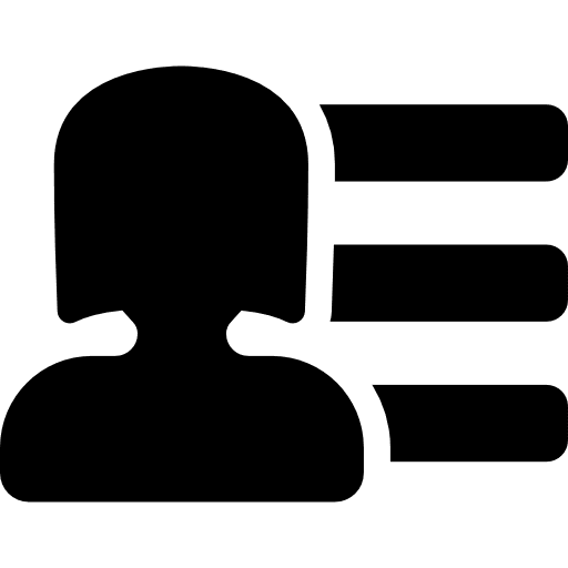 Business card of a woman woman card contact icon