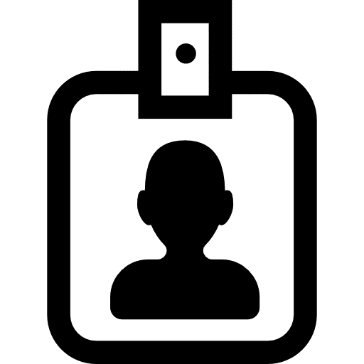 Business card with clip cards card icons business card icon