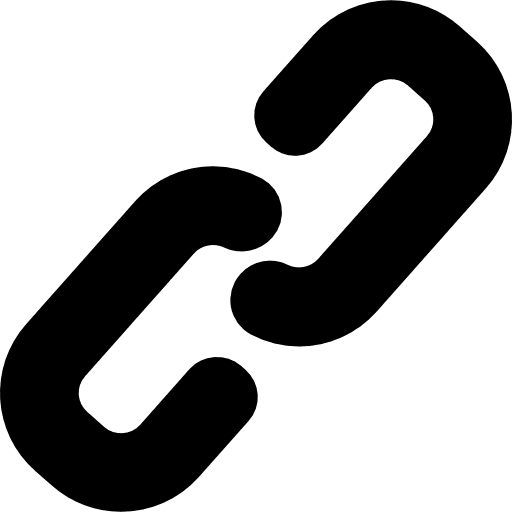 Link button chain interface link icon