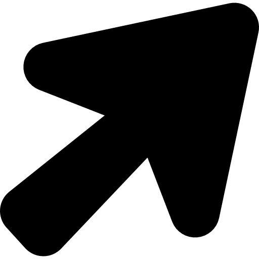 Right arrow cursor right arrow sign icon