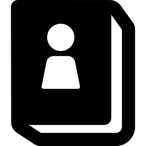 Address book diary address book icon