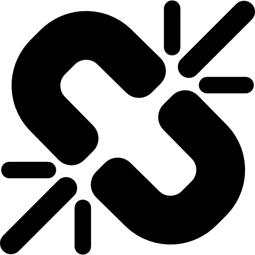 Broken link weaknesses web broken icon