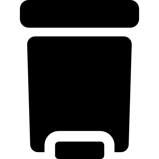 Delete button can send to trash interface icon