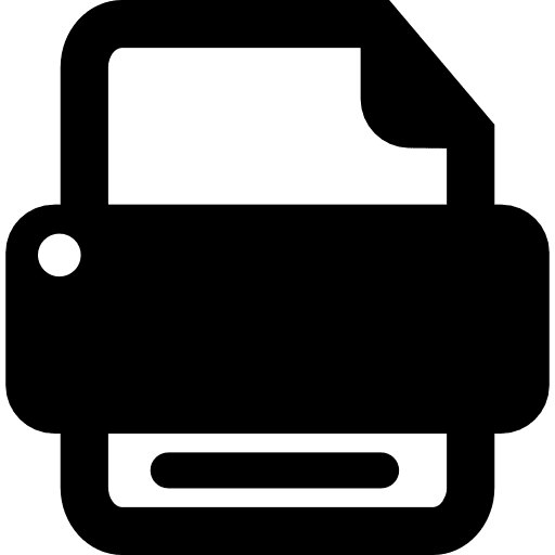 Print button button print interface icon