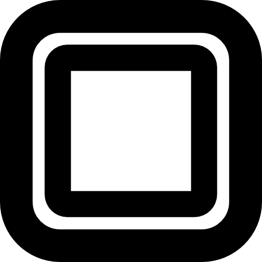 Square camera viewfinder square tools and utensils photography icon