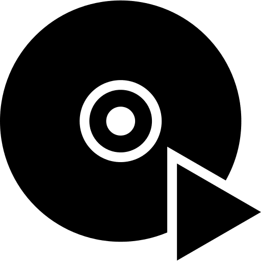 Cds shapes recording cd icon