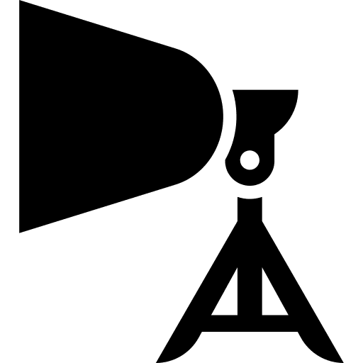 Light bulb other lights theater icon