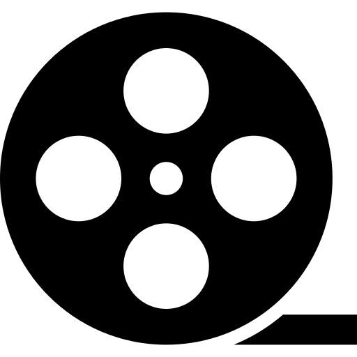 Movie film film strip video recording cinema icon