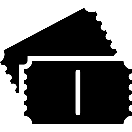 Ticket accessibility theater ticket icon