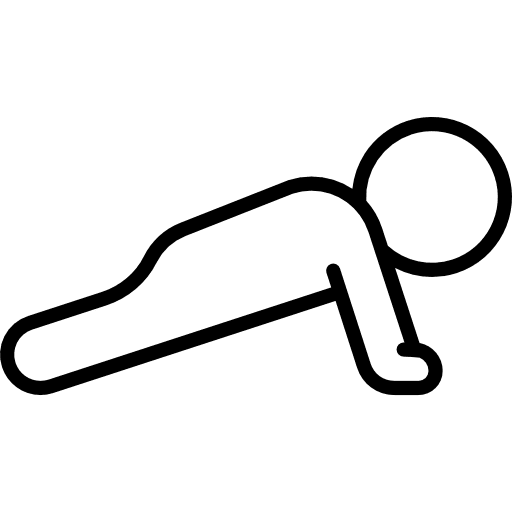 Pushups exercises sports exercising exercise icon