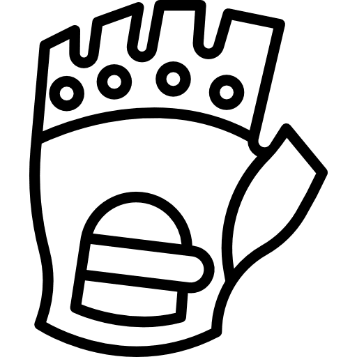 Sport gloves exercise gymnasium gymnast icon