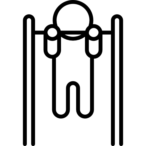 Bar exercising gymnast exercise sports icon