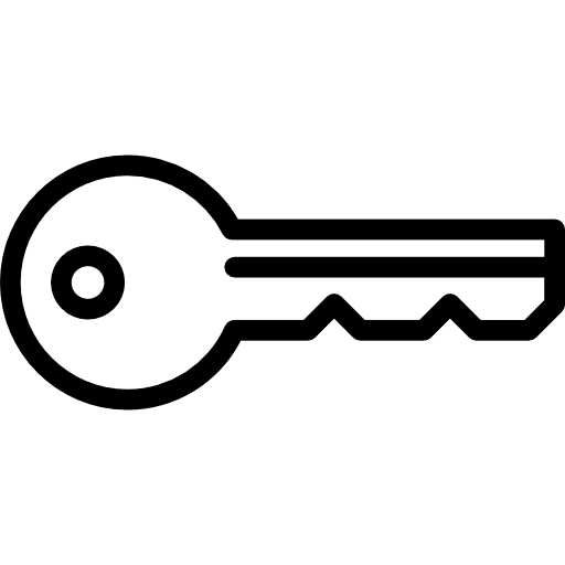 Key house door key keys icon