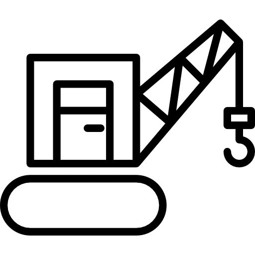 Crane transport cranes hook icon