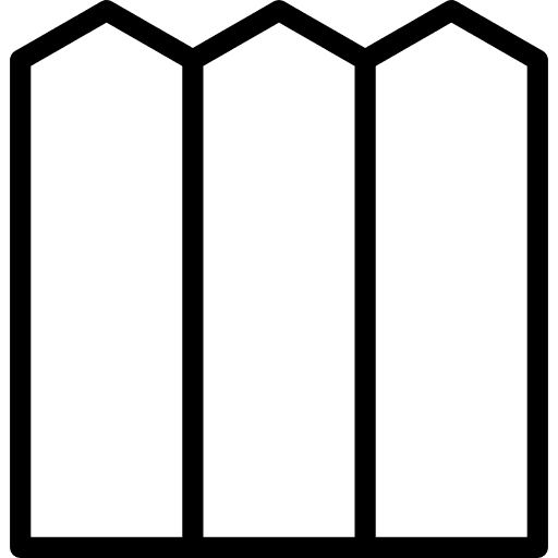 Fence yard house home icon