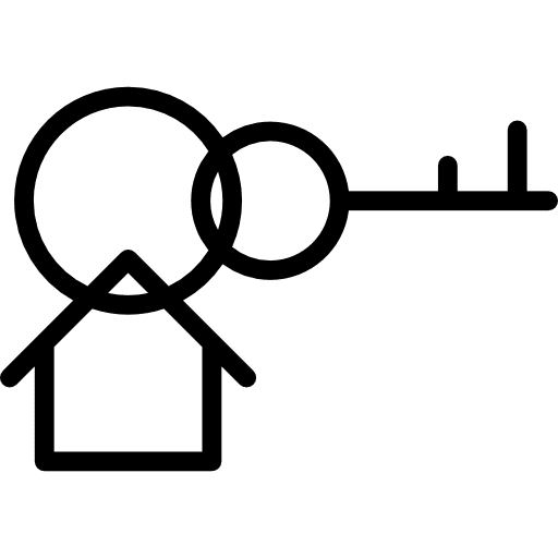 House key keyword real estate houses icon