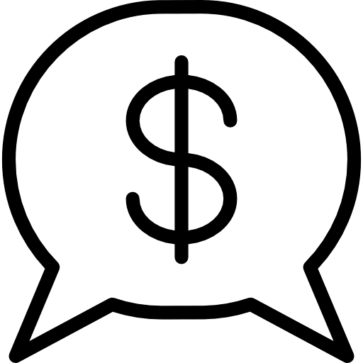 Negotiation dollars money dollar symbol icon