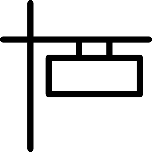 Sign badge high sign indication icon