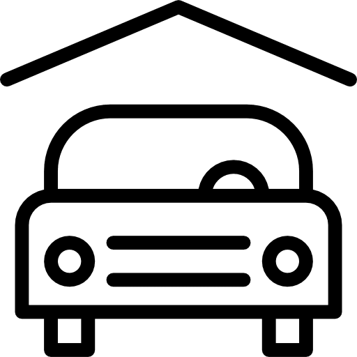 Garage car transport automobile icon