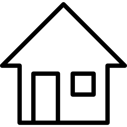 House home buildings door icon