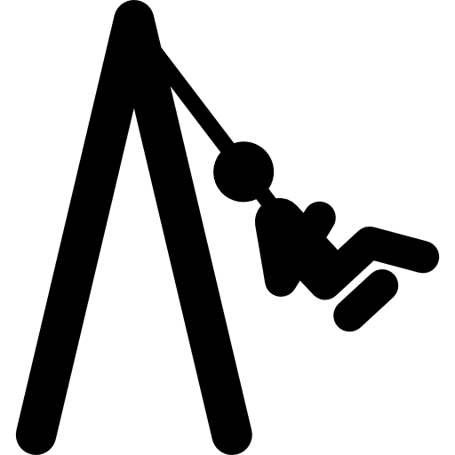 Swing boy park swing festival icon