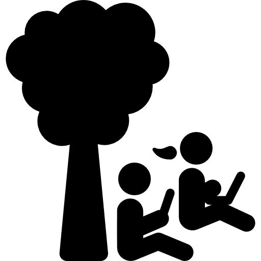 Reading childhood book reader icon