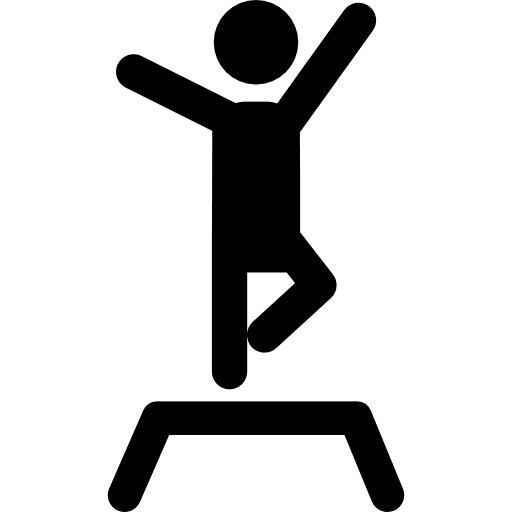 Exercises athlete gymnasium sports icon