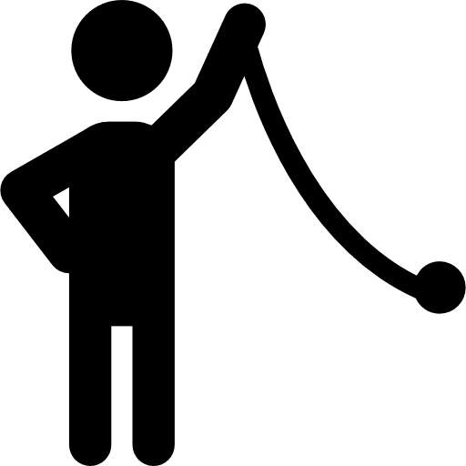 Yo yo childhood fun child icon