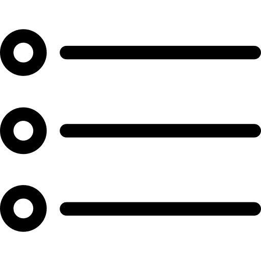 Bullets text format bullets interface icon