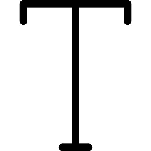 Type text edition writing letter t icon