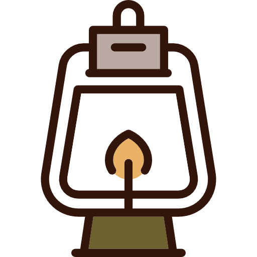 Oil lamp oil lamp illumination vintage icon