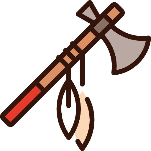 Axe tomahawk indian western icon