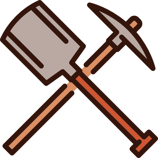 Tools shovel tools and utensils tools icon