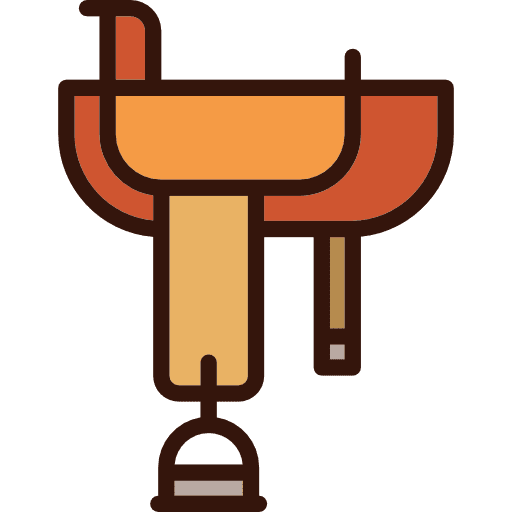 Saddle saddle tools and utensils ride icon