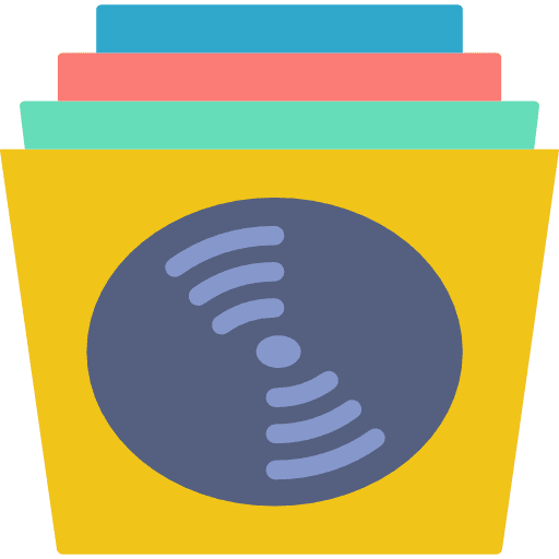 Vinyls vinyl musical audio icon