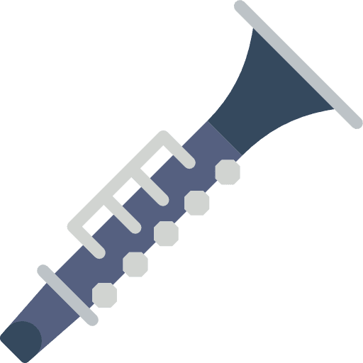 Clarinet music music instrument wind instrument icon
