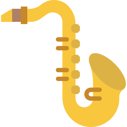 Saxophone saxophone musical instrument wind instrument icon