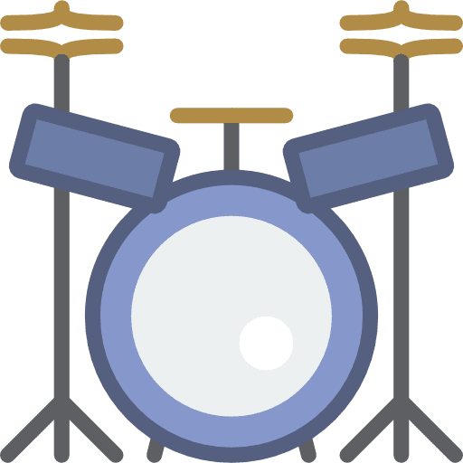 Drum musical instrument drum music icon