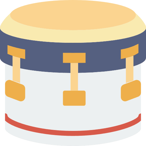 Drum percussion instrument music musical instrument icon