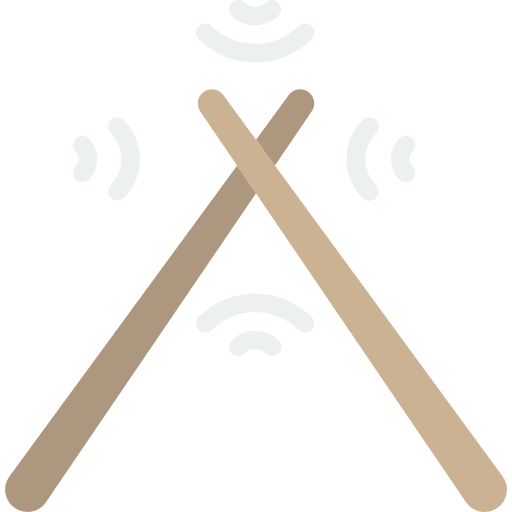 Drumsticks musical instrument drum drumsticks icon