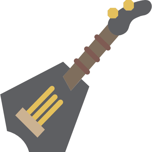 Electric guitar orchestra music electric guitar icon