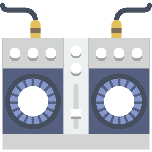 Mixing multimedia musical instrument mixer icon